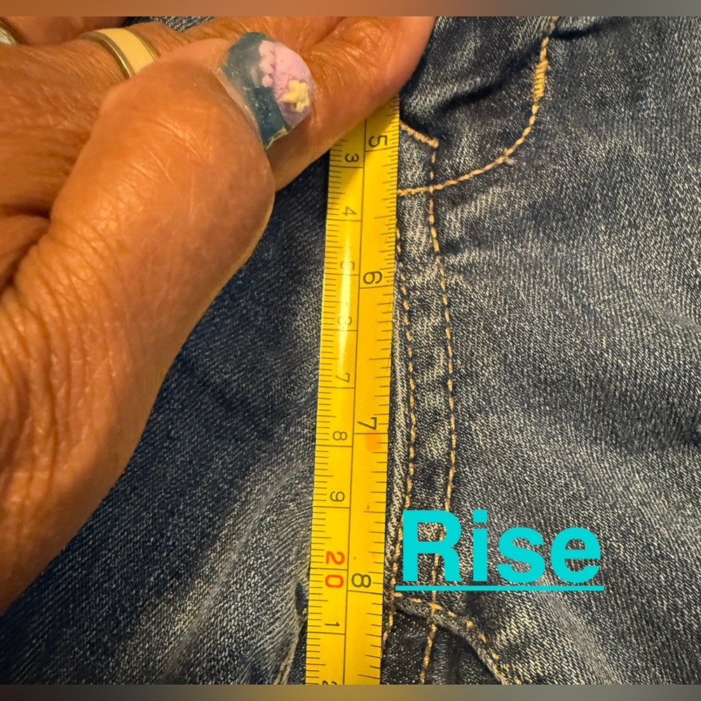 Pants Old Navy The Rockstar blue jeans size 14 regular - Picture 4 of 13